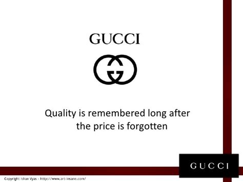 gucci slogan